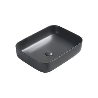 Раковина керамическая Vincea VBS-105MA, 500*410*130, накладная, цвет антрацит матовый